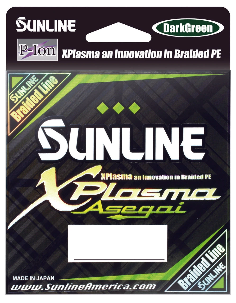 Sunline Xplasma Asegai Green Braided Line 165 Yards 3 Sunline Xplasma Asegai Green Braided Line 165 Yards