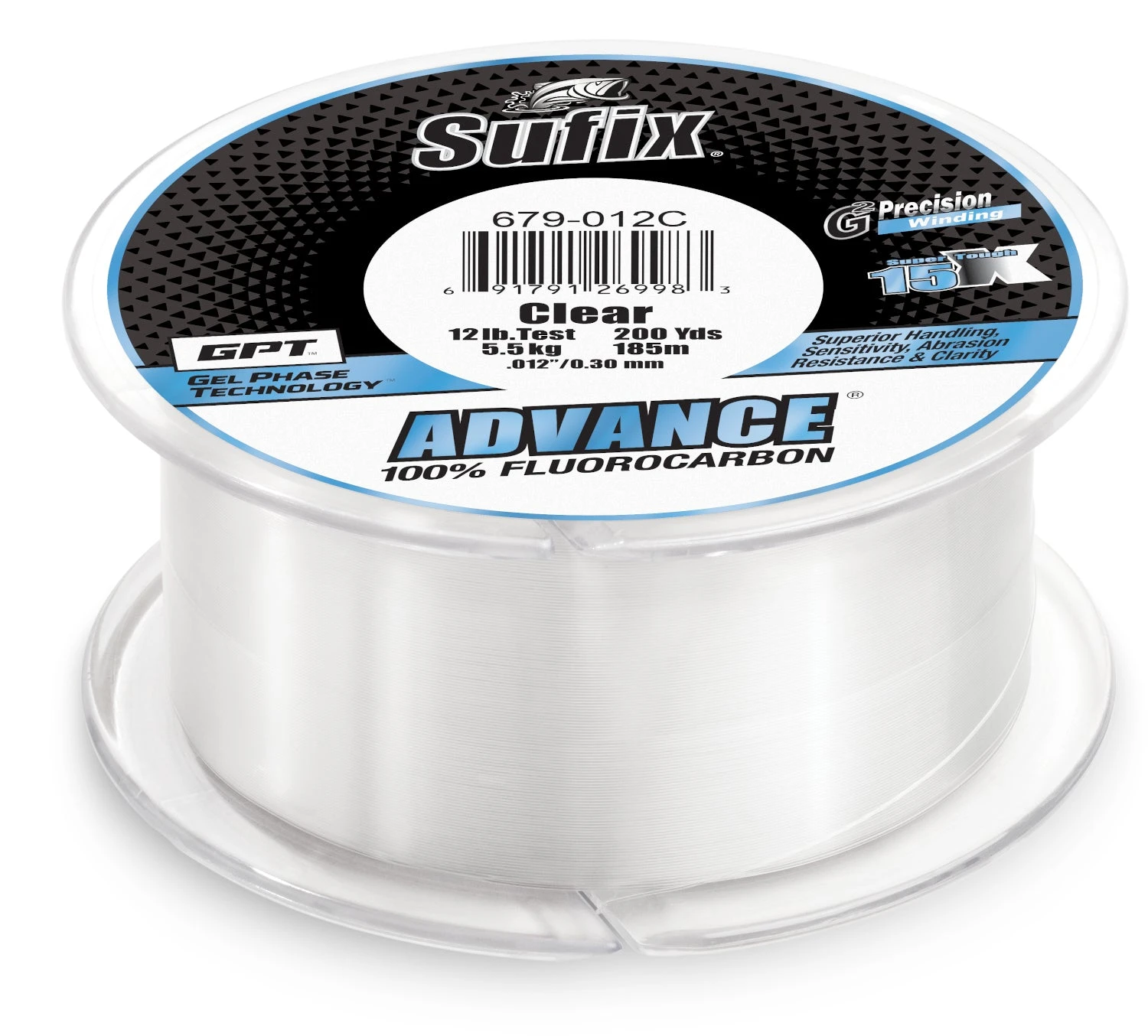 Sufix Advance Fluorocarbon Filler Spool 200 Yards 3 Sufix Advance Fluorocarbon Filler Spool 200 Yards