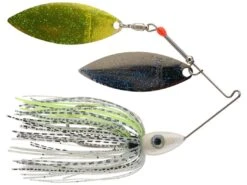 Nichols Pulsator Metal Flake Double Willow Spinnerbait -Fishing Equipment Store 39275832901721