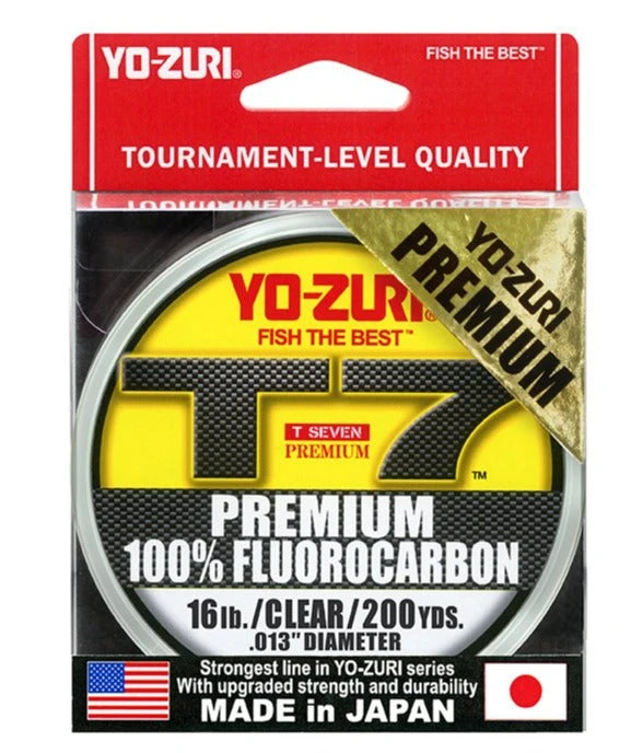 Yo-Zuri T7 Premium Fluorocarbon 200 Yards 3 Yo-Zuri T7 Premium Fluorocarbon 200 Yards