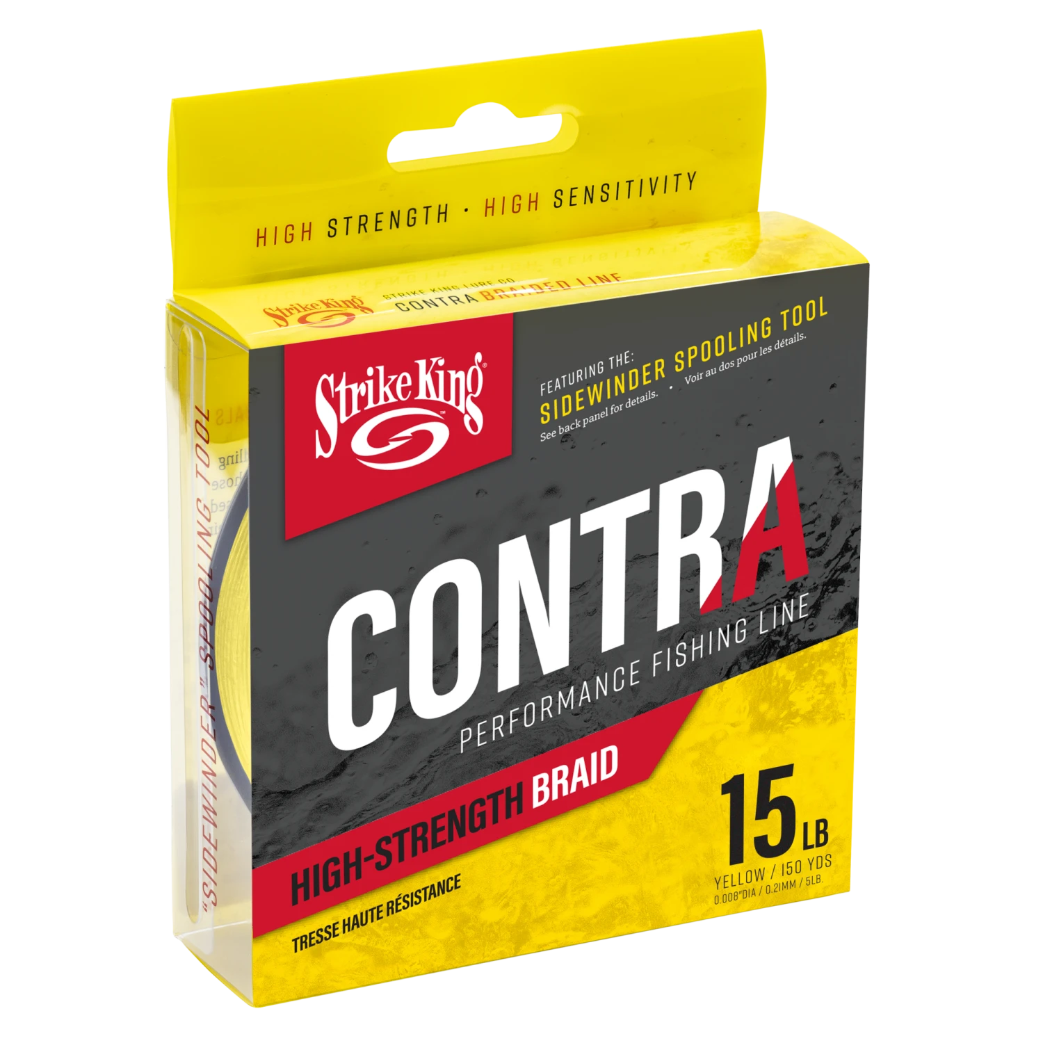 Strike King Contra Braid 300 Yards Hi-Vis Yellow 5 Strike King Contra Braid 300 Yards Hi-Vis Yellow - Image 3