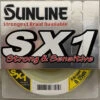 Sunline SX1 Braid High-Vis Yellow Leader 125 Yd -Fishing Equipment Store 39740015116377