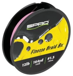 SPRO Finesse Braid 8x Flash Pink 164 Yards -Fishing Equipment Store 39781706104921