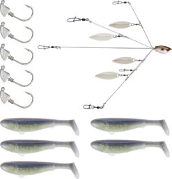 YUM Scottsboro Kit YUMbrella Flash Mob Jr. 3 Inch Swimbait Kit -Fishing Equipment Store 40397897236569