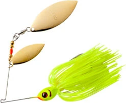 Booyah Double Willow Blade Spinnerbait -Fishing Equipment Store BYBW12617 chartreuse