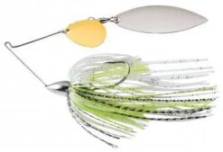 War Eagle Tandem Willow/Colorado Nickel Frame Spinnerbait -Fishing Equipment Store WE38NT09