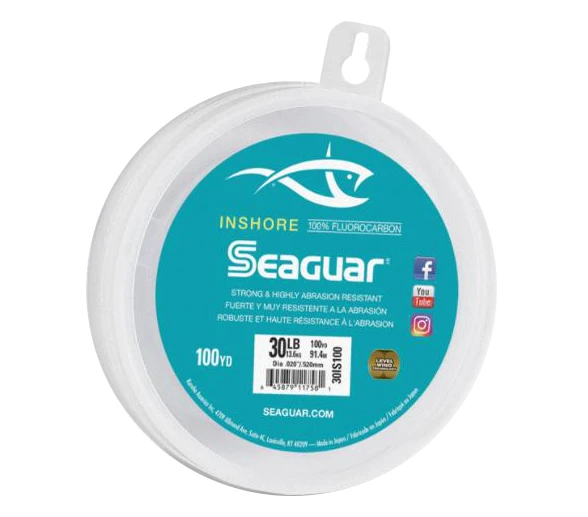 Seaguar Inshore Fluorocarbon Leader Wheel 100 Yards 4 Seaguar Inshore Fluorocarbon Leader Wheel 100 Yards - Image 2